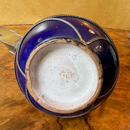 Arabic Blue Pottery Tea Pot
