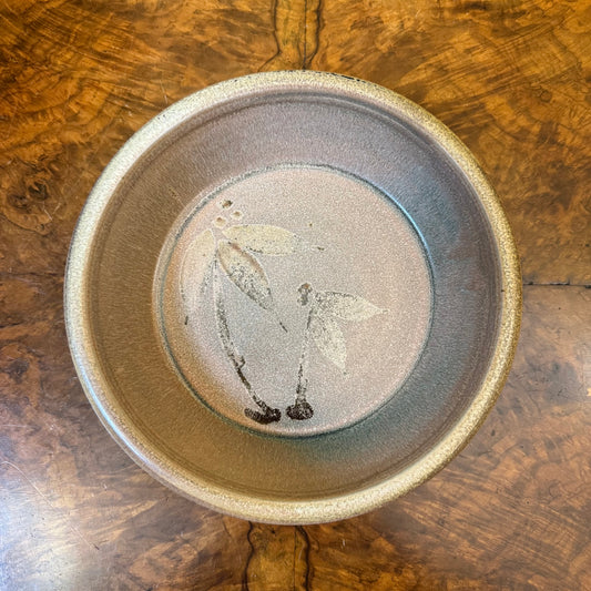 Australian Pottery Gum-nut Print Bowl 