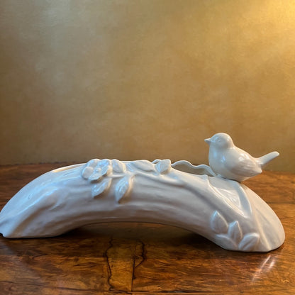 Bird Log Vase 