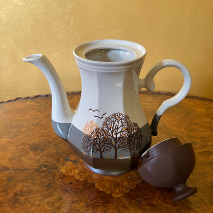 Birds Nature Coffee Pot 