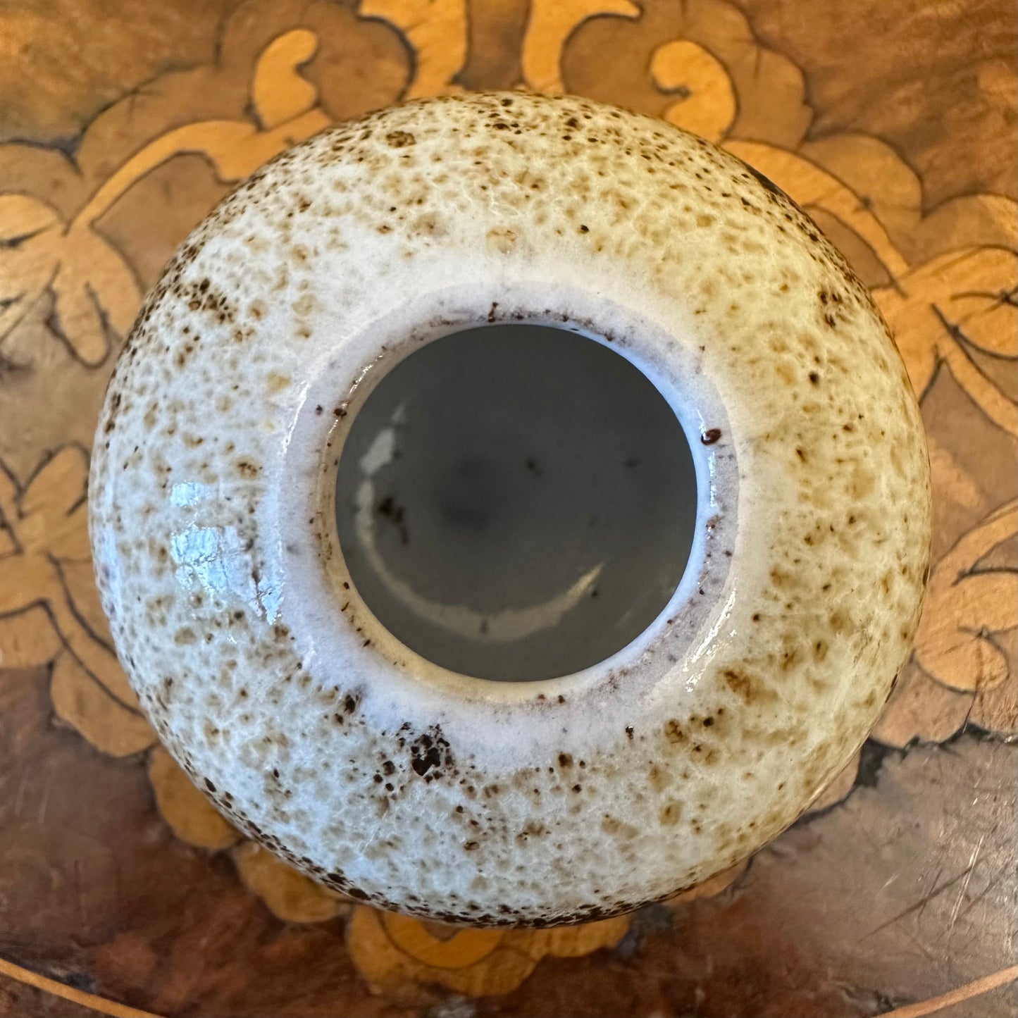 Ceramic Brown Black Vase