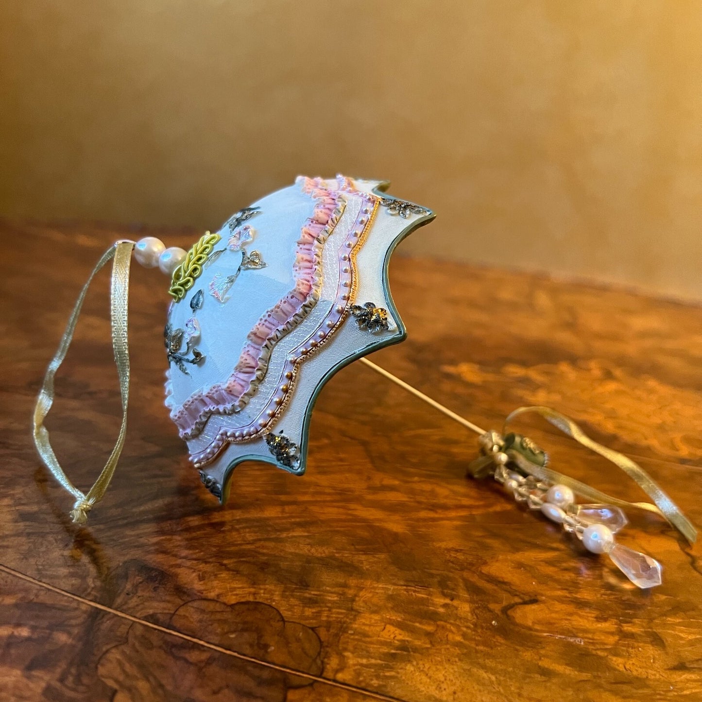 Ceramic Hanging Small Umbrella Ornament 