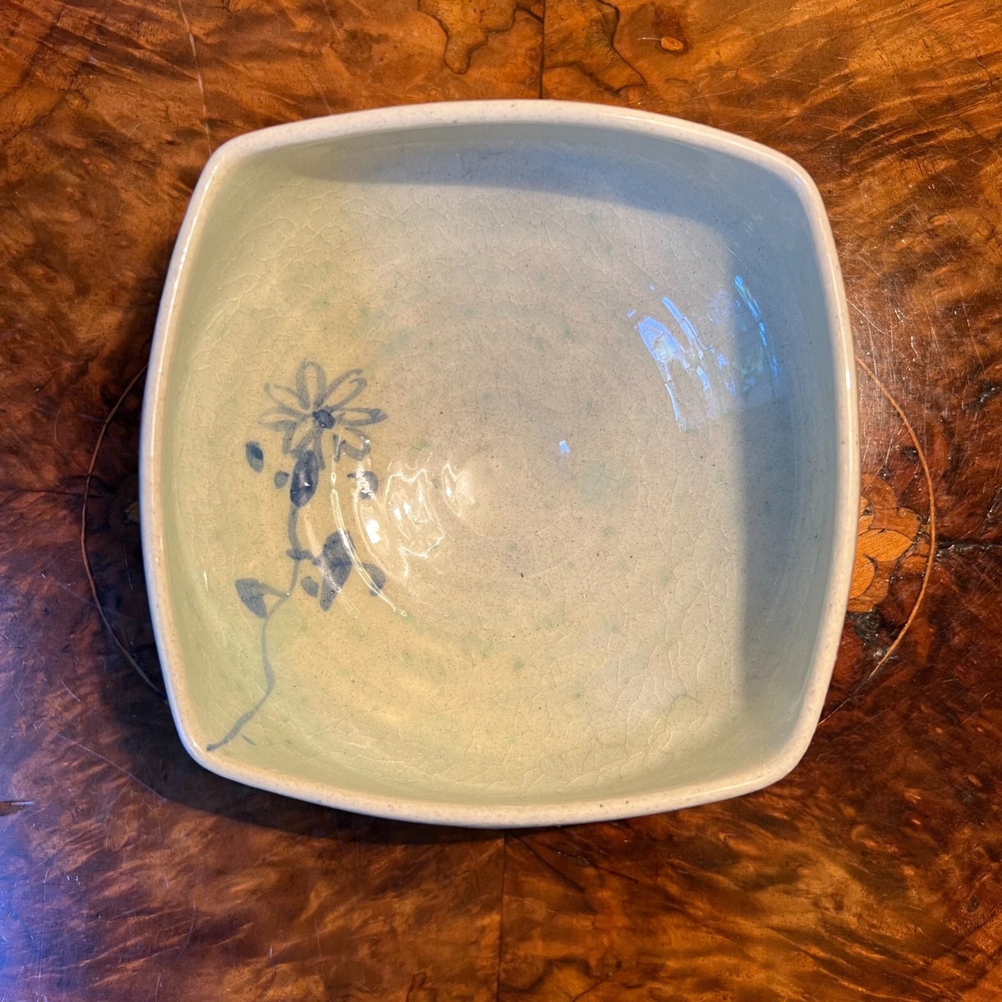 Chinese Porcelain Square Floral Bowl