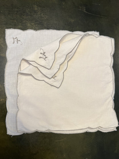 Cotton Napkins Serviettes Set Of Four  