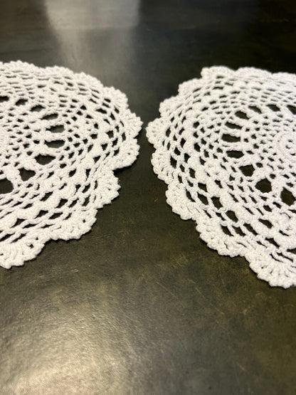 Crochet Doily's Pair