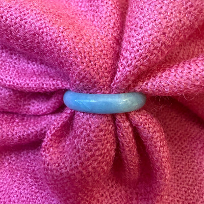 Crystal Blue Ring Size 6 1/2