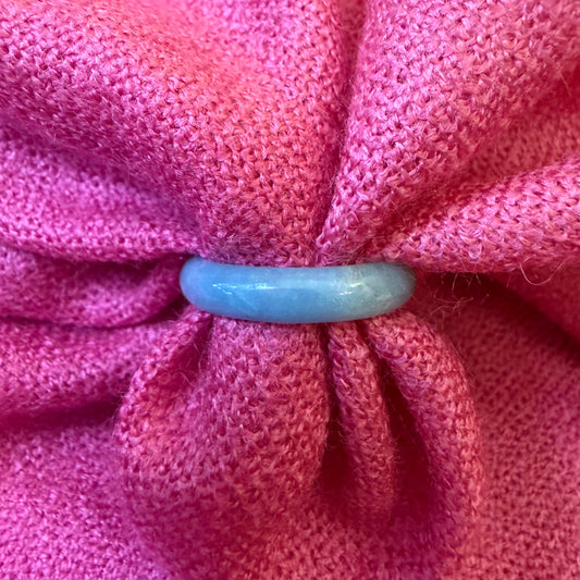 Crystal Blue Ring Size 6 1/2