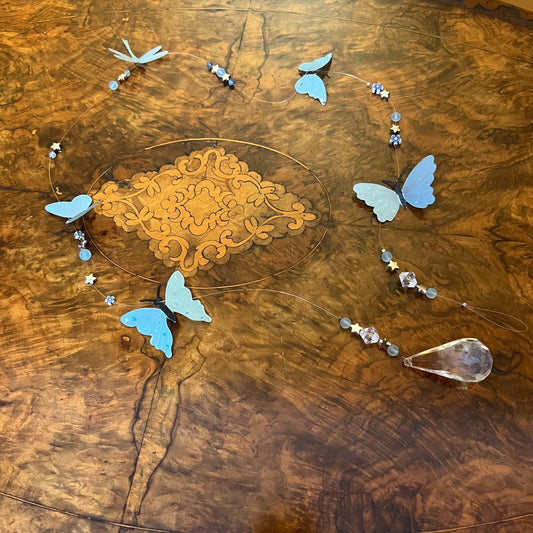 Crystal Butterfly Hanging Ornament