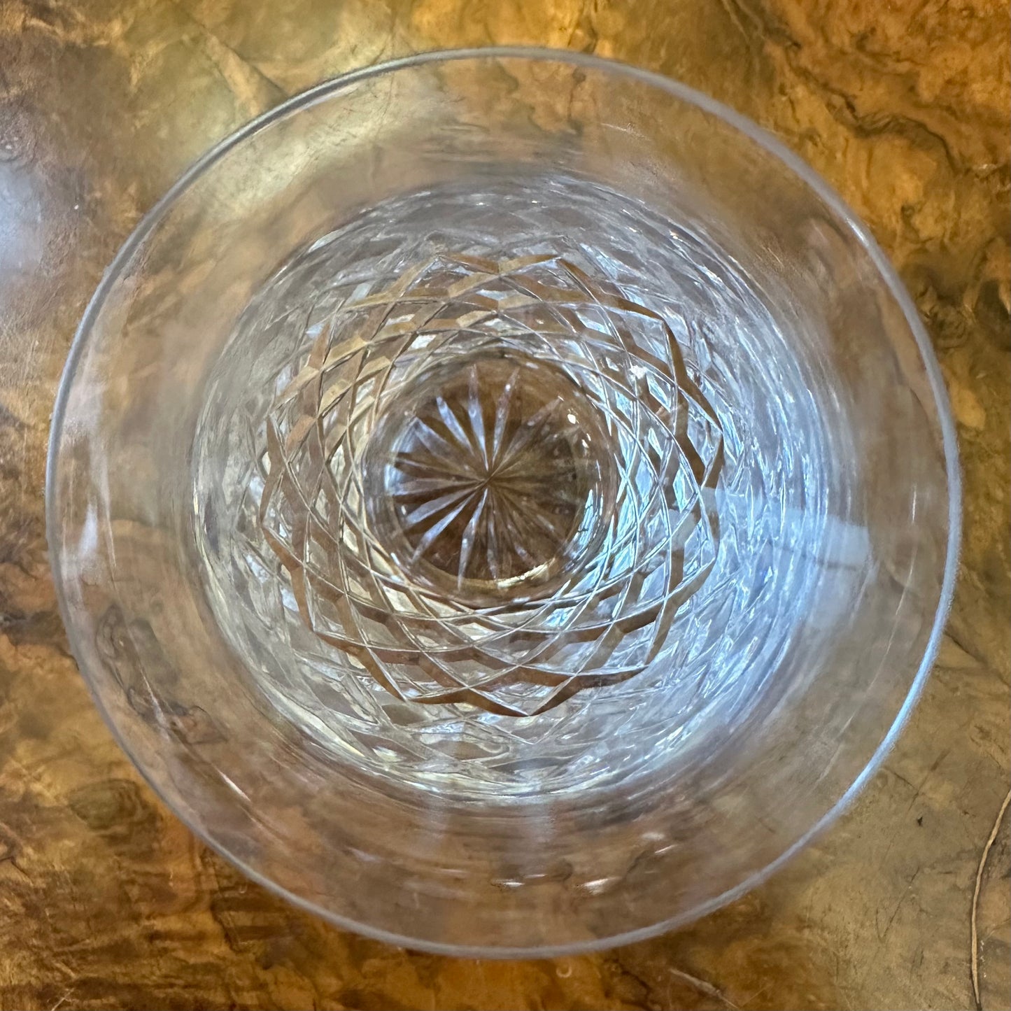 Crystal Drinking Glass Vintage 