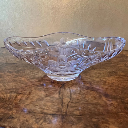 Crystal Floral Bowl