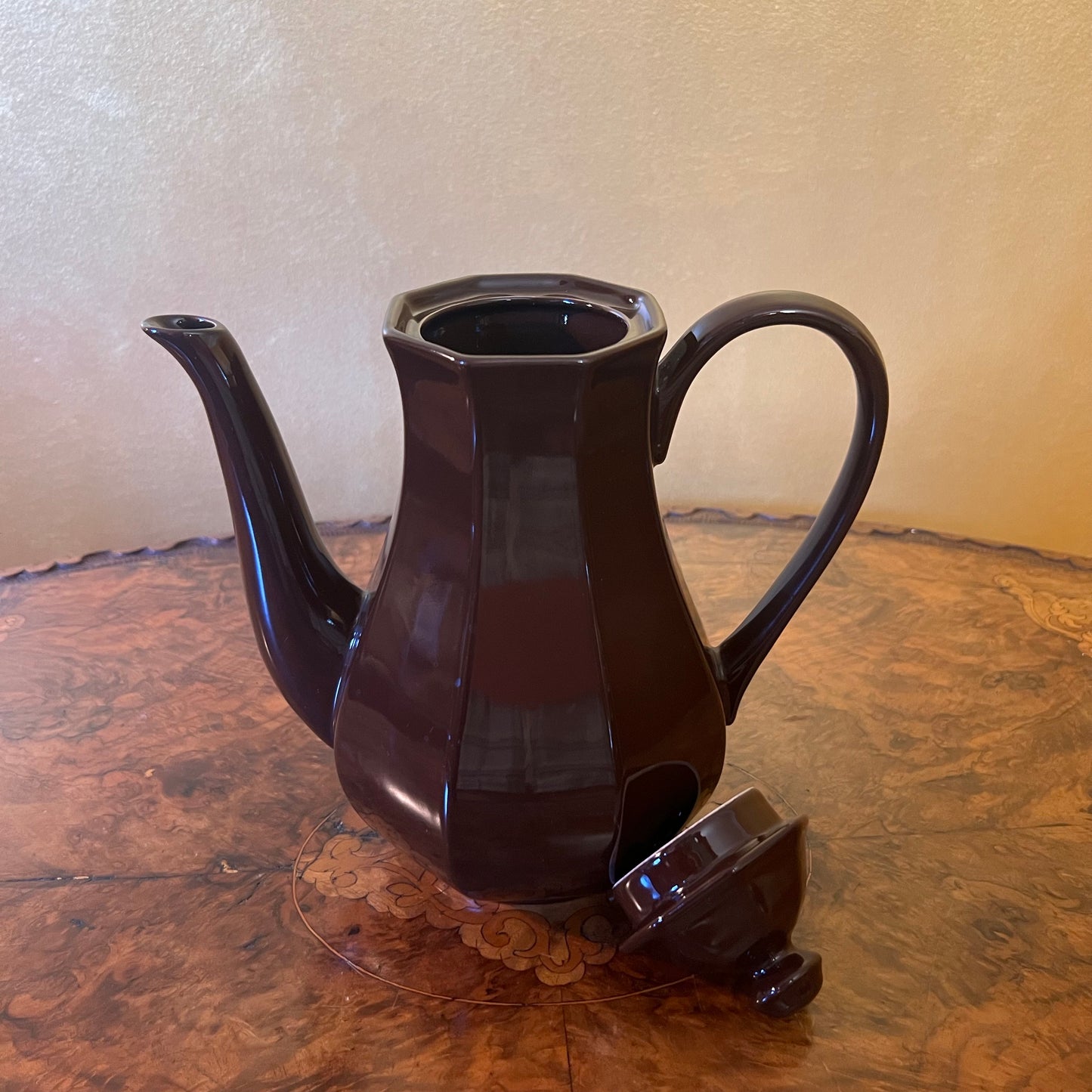 Dark Brown Coffee Pot Vintage 