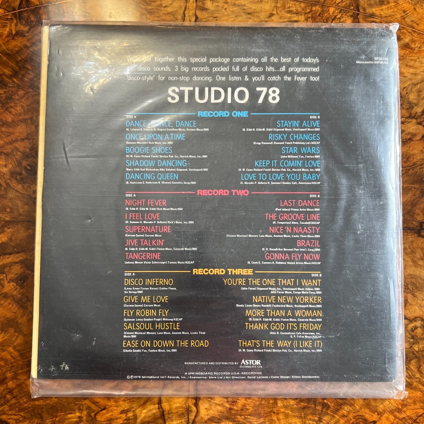 Disco Dancing Record 