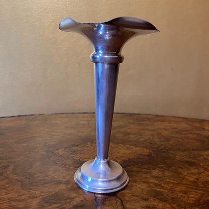 Eauford Silver Plate Flute Vase 