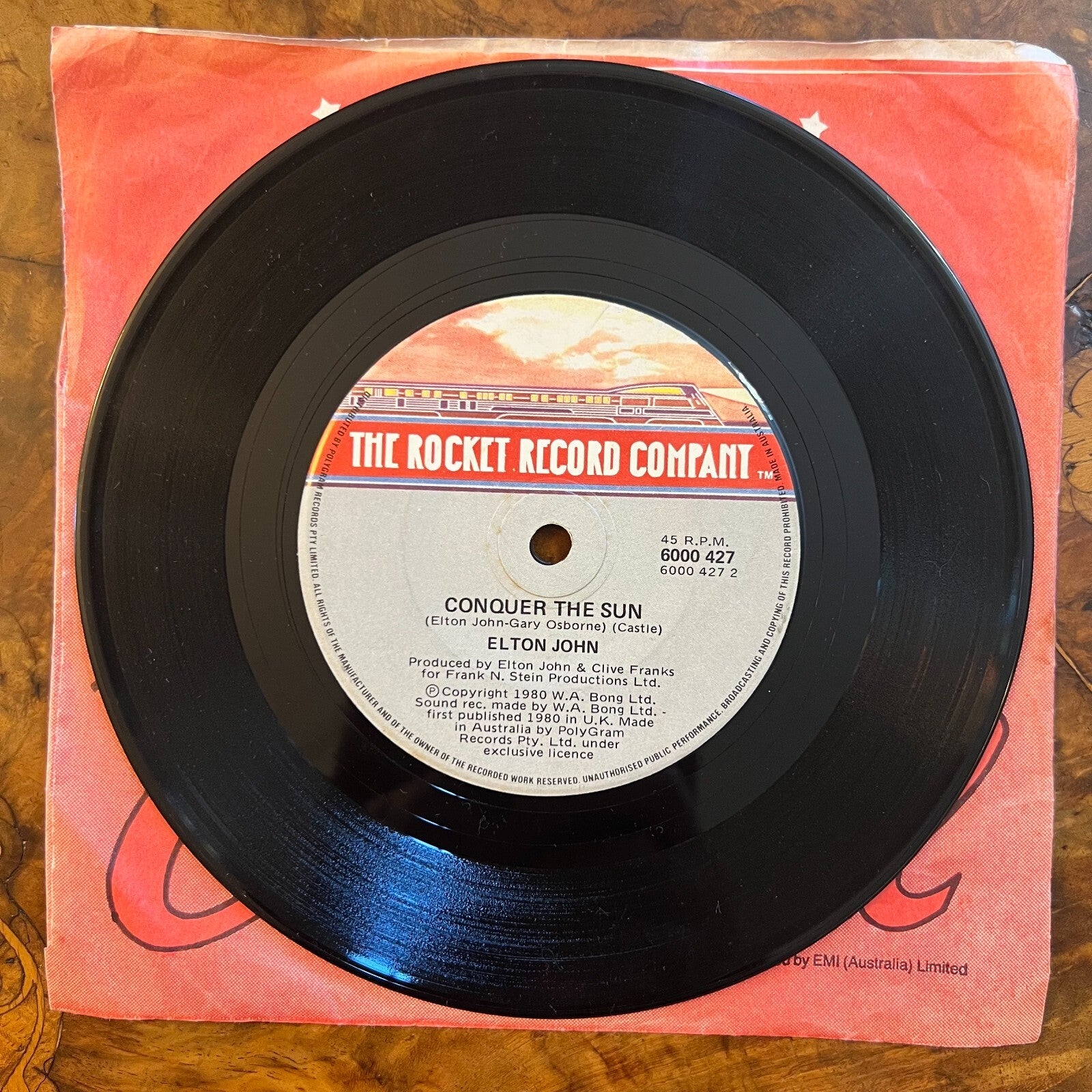 Elton John Conquer The Sun/ Little Jeanie Vinyl 