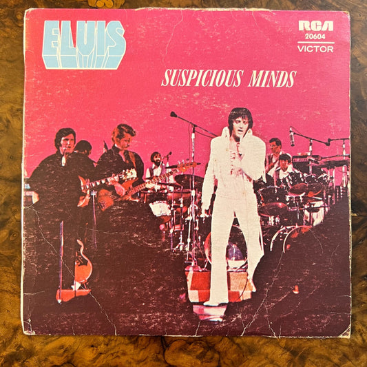 Elvis Presely Suspicious Minds Record
