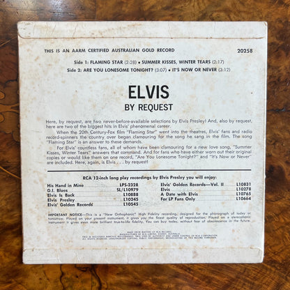 Elvis Presley Flaming Star  Record 