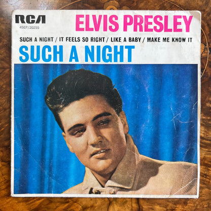 Elvis Presley Such A Night Vinyl Record 