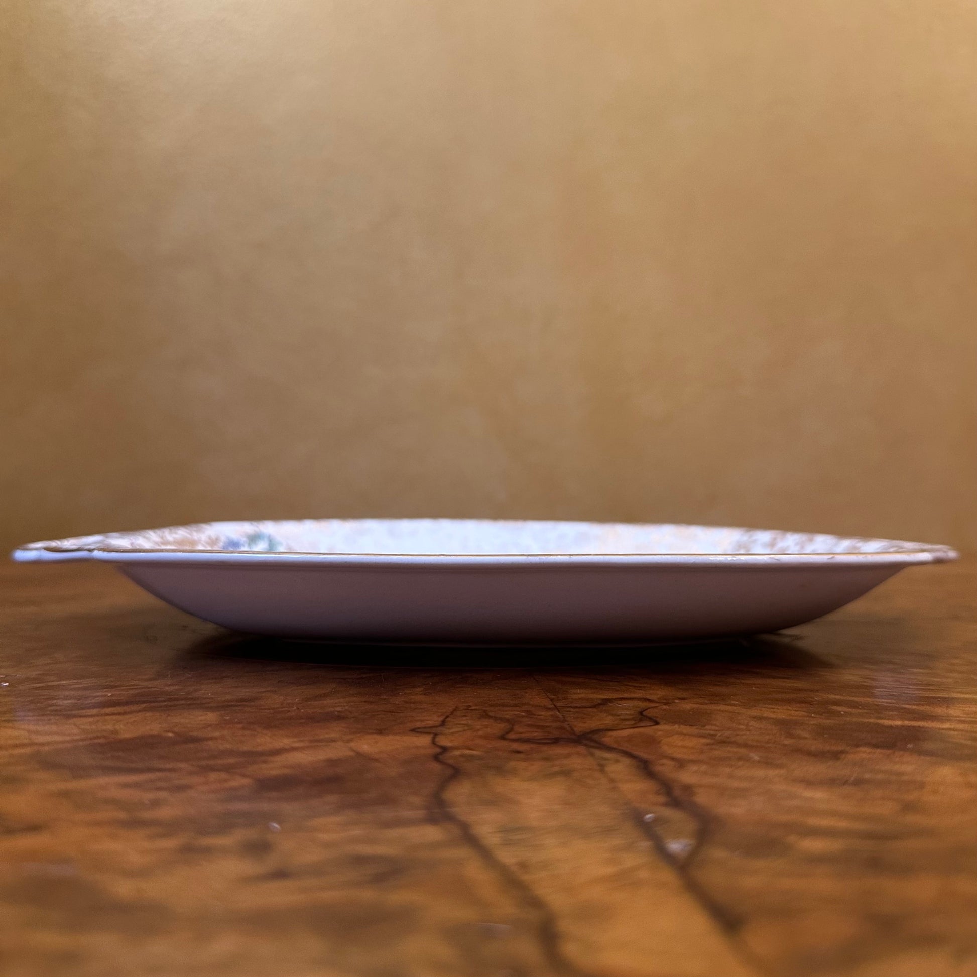 Empire Crinoline Lady Gold Chintz Dish 