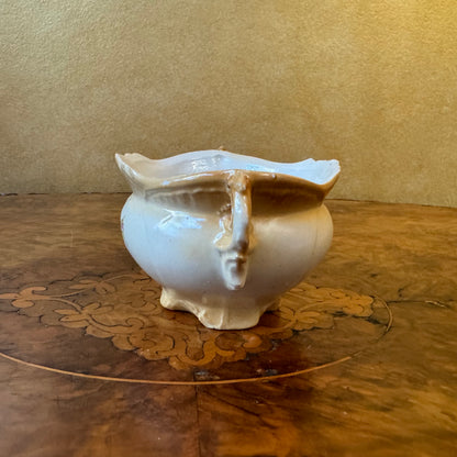 Floral Bowl With Handles 