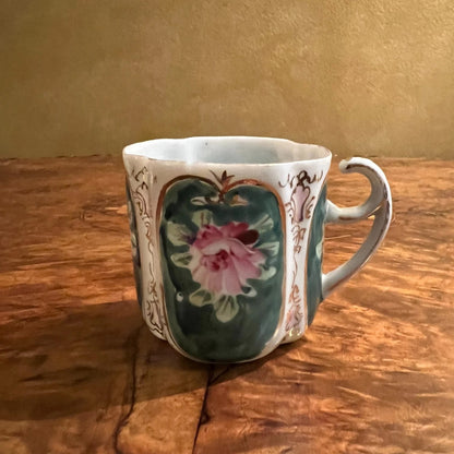 Floral Demitasse Coffee Cup