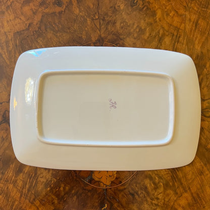 Floral Print Rectangle Platter 