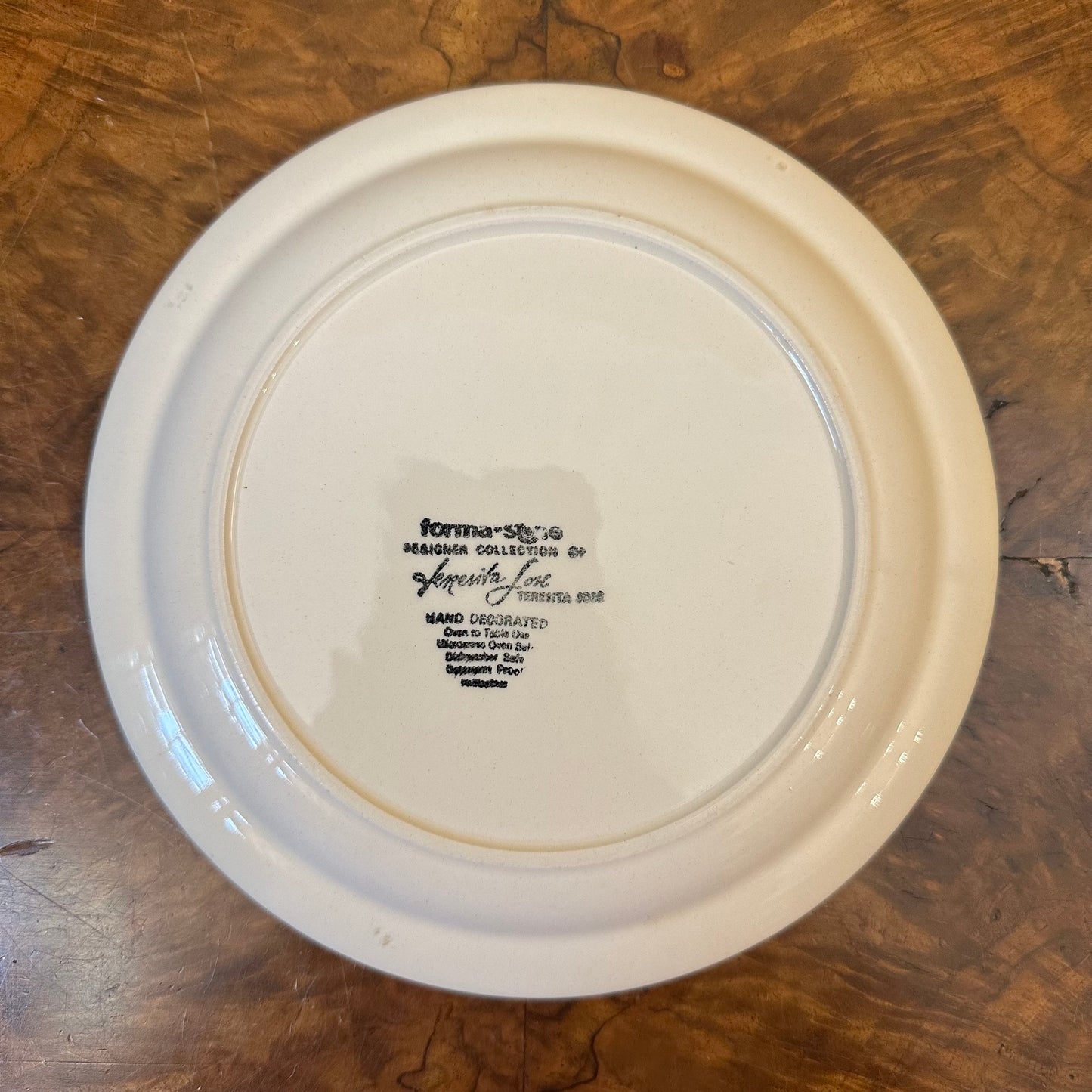 Forma-Stone Designer by Teresita Jose Floral Plate 