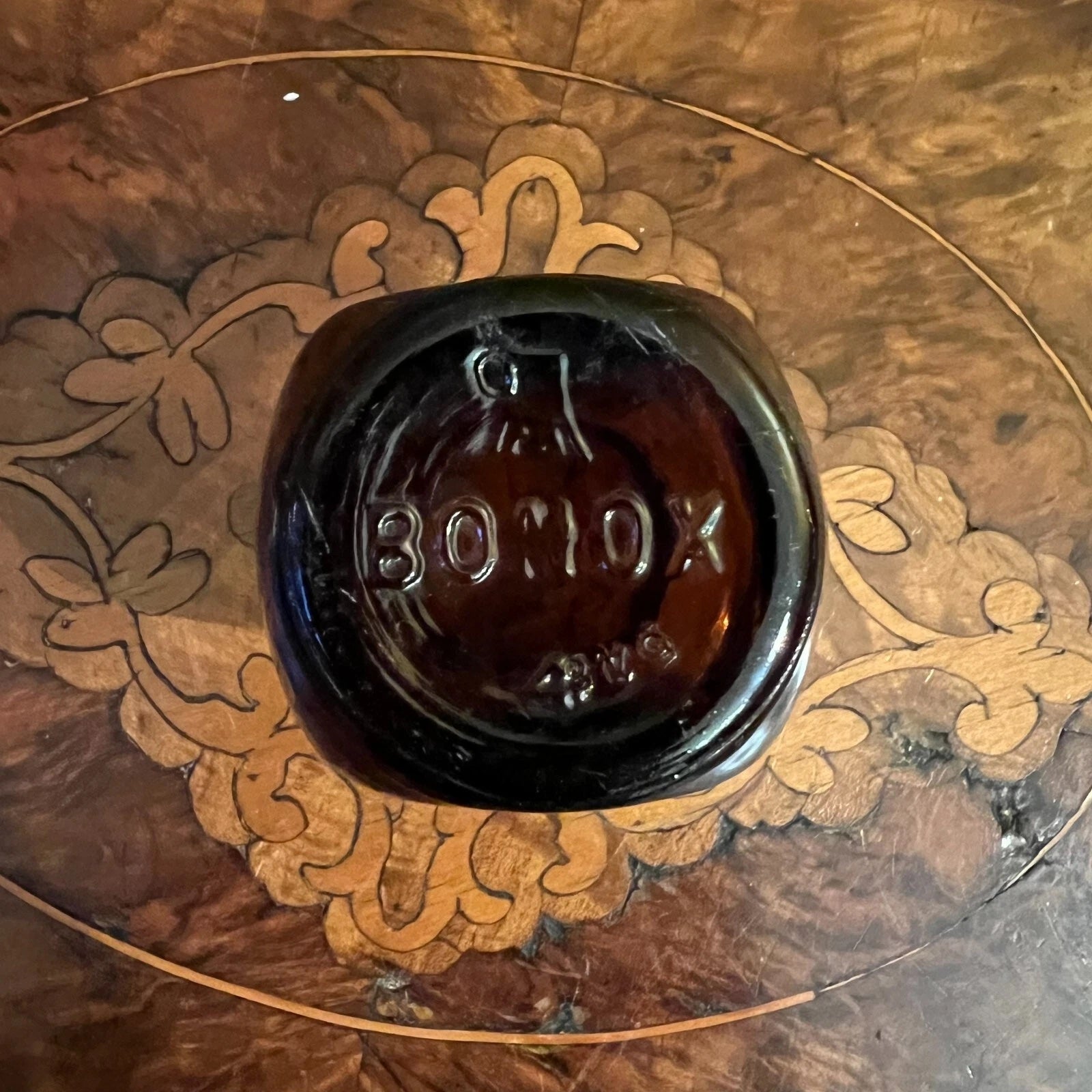 Glass Brown Bottle Jar