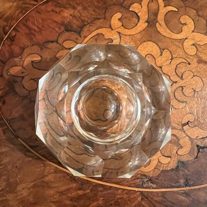 Glass Candlestick 