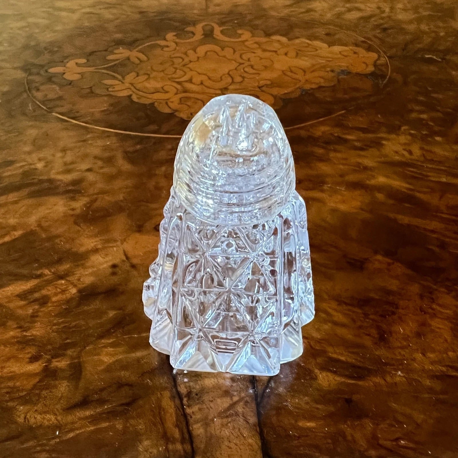 Glass Cut Salt Shaker