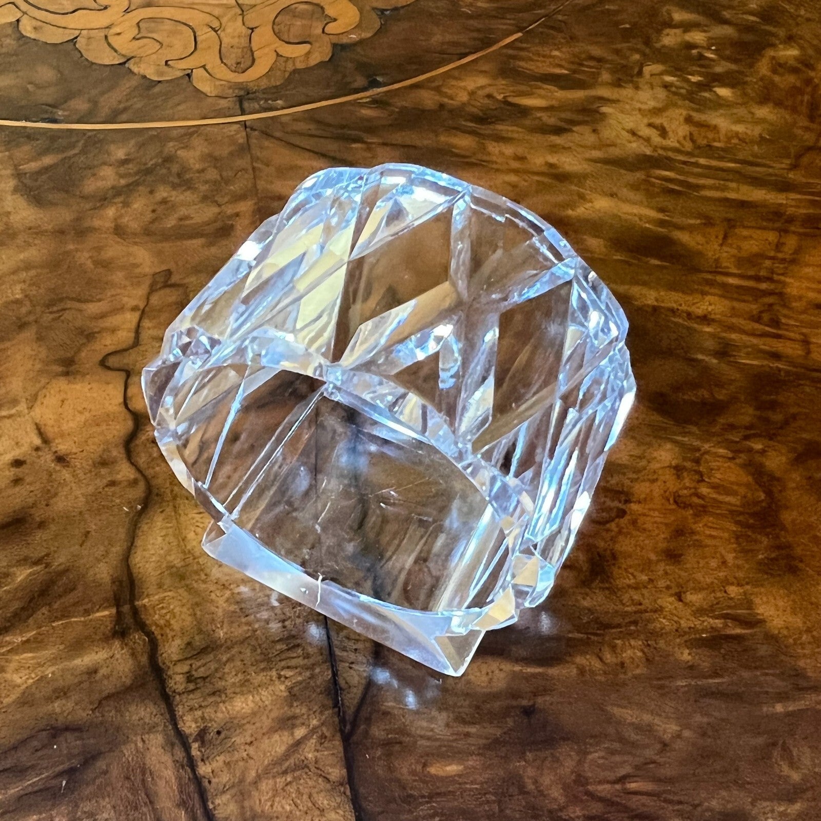 Glass Round Napkin Holder 