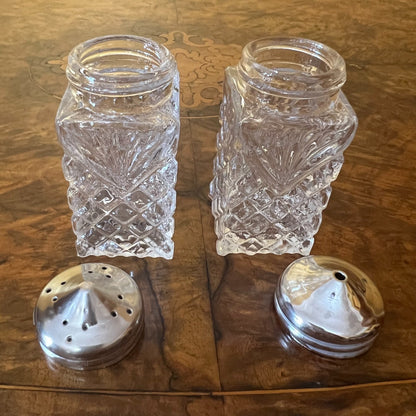 Glass Salt & Pepper Shakers