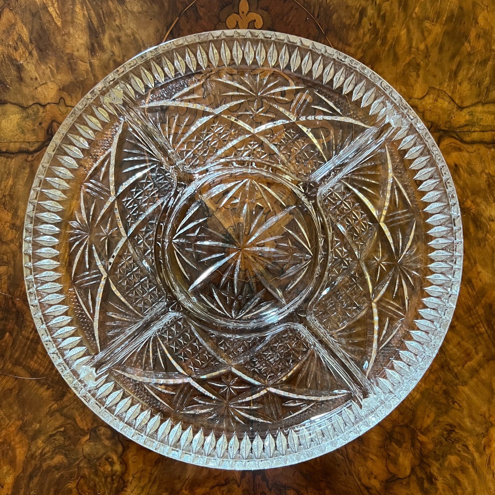 Glass Serving Platter Holder 