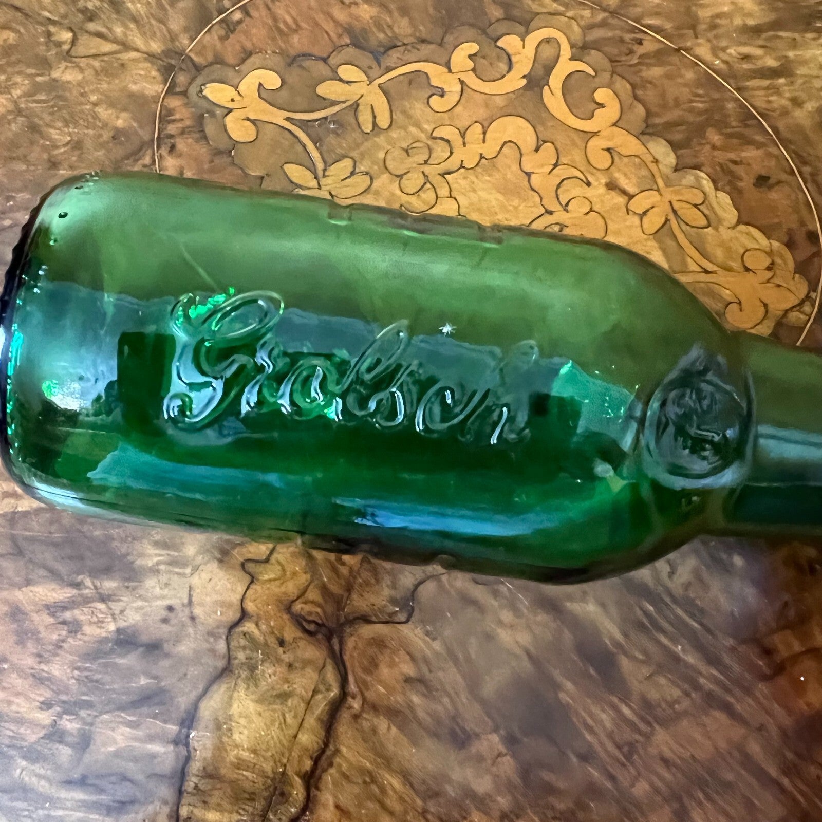 Grolsch Green Beer Bottle