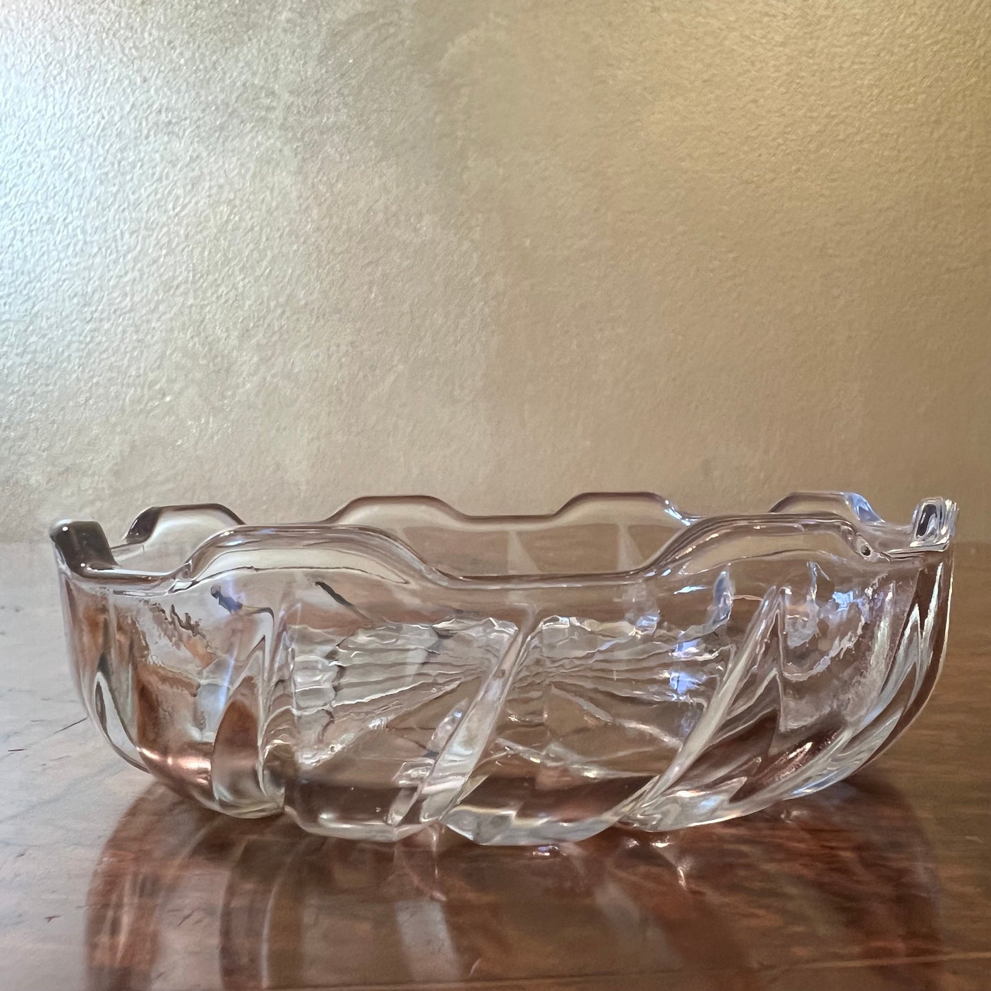 Vintage Covetro Italain Glass Small Bowl