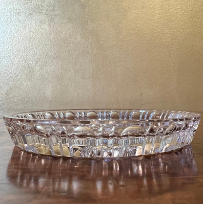 Vintage Glass Cut Dish