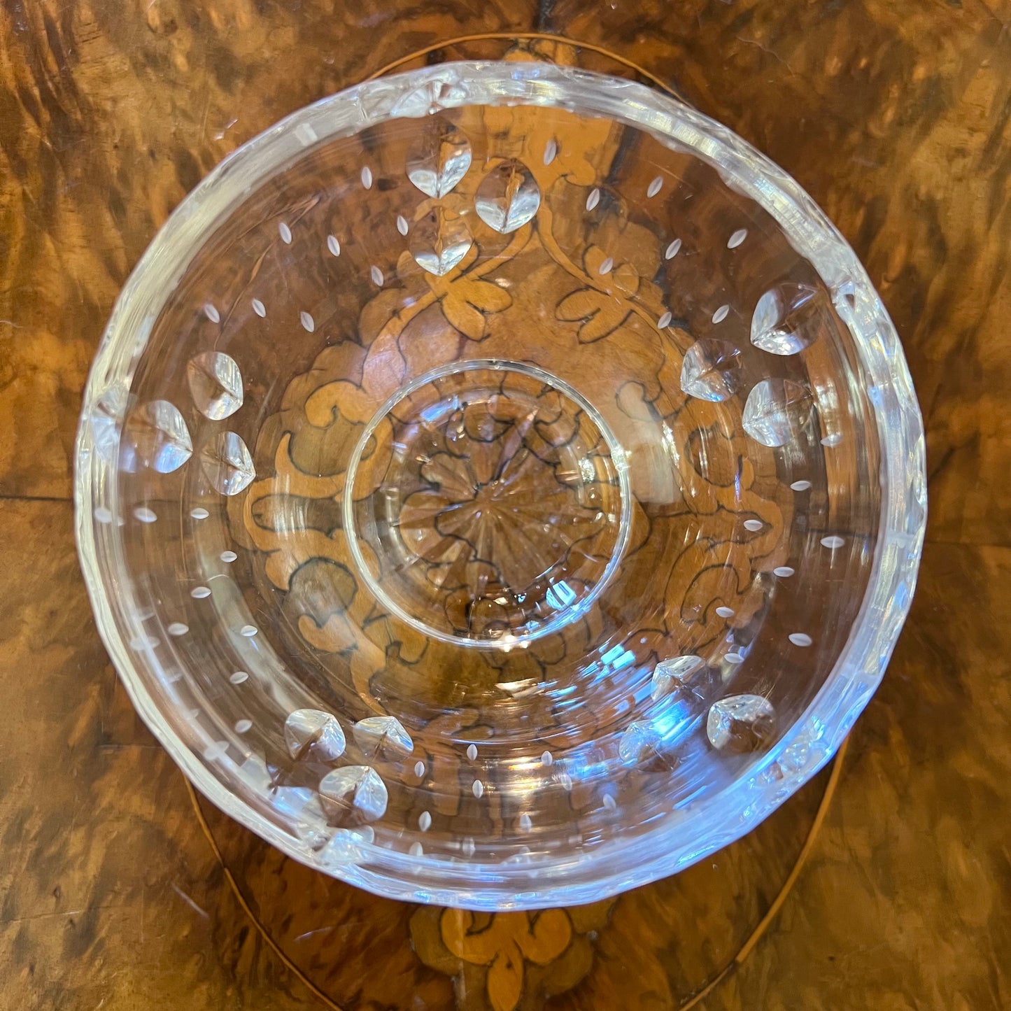 Vintage Crystal Small Bowl