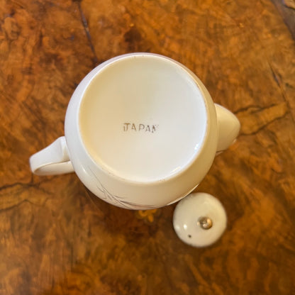 Japanese Floral Print Coffee Pot