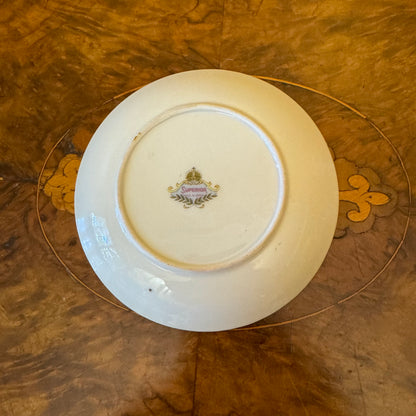 Vintage Superior Duck Floral Print Coffee Cup & Saucer