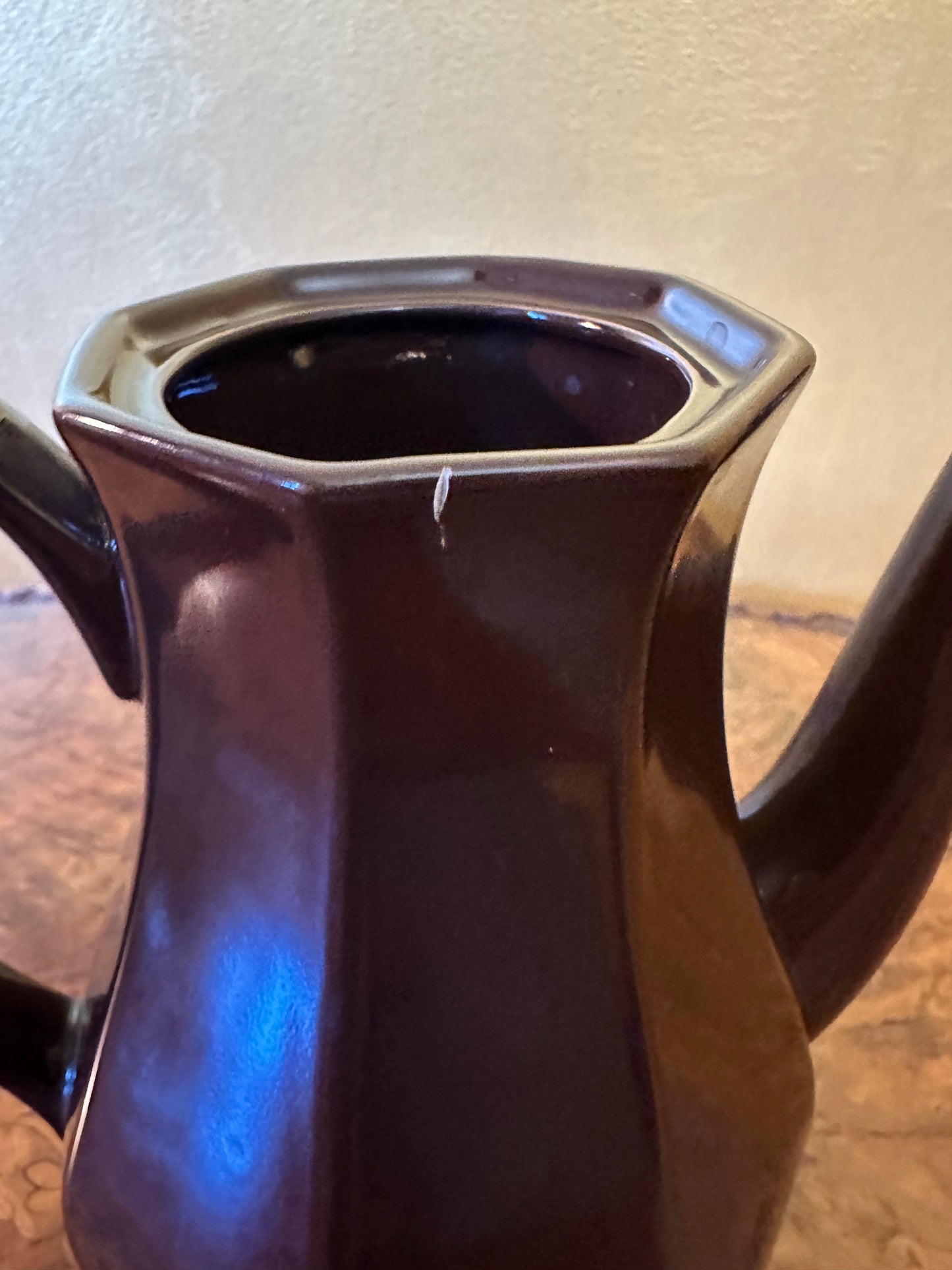 Vintage Dark Brown Coffee Pot