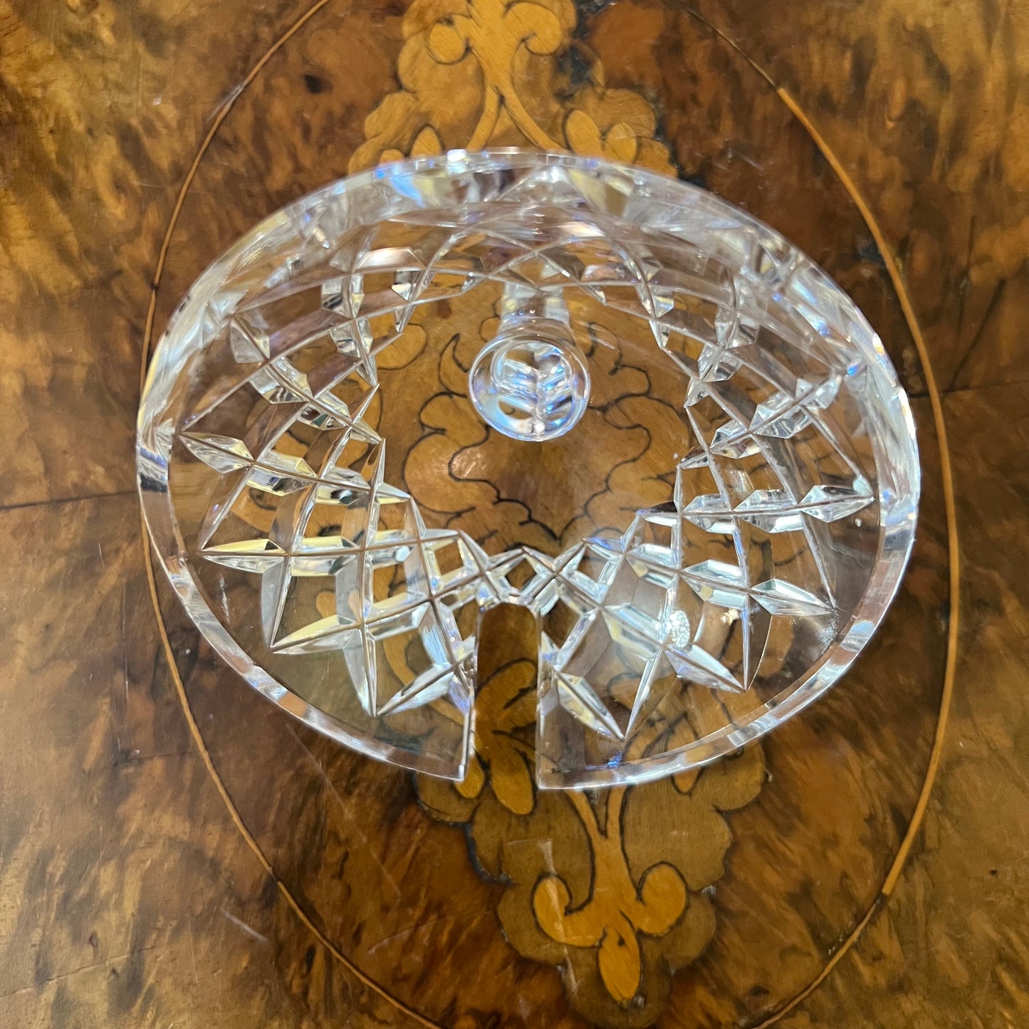 Vintage Crystal Sugar Bowl