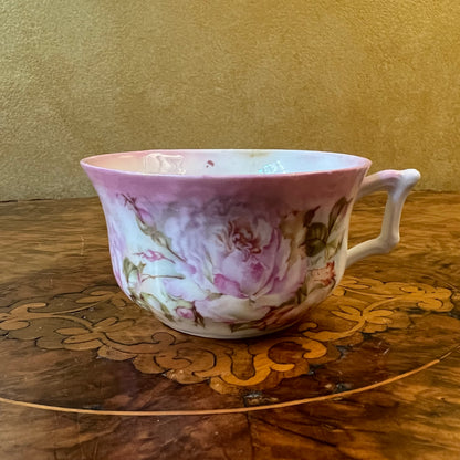 Vintage Pink Rose Tea Cup