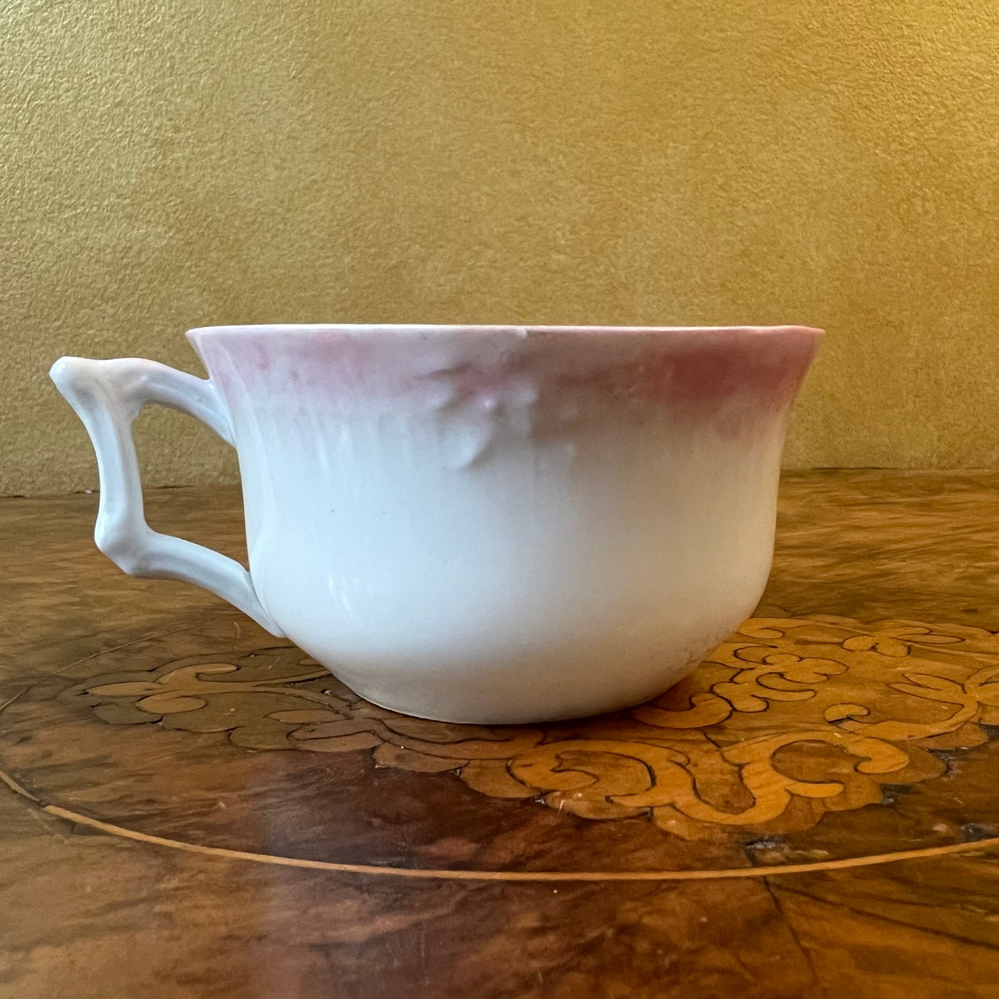 Vintage Pink Rose Tea Cup
