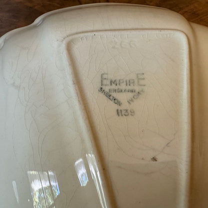 Vintage Empire Ware Gold Chintz Art Deco Dish