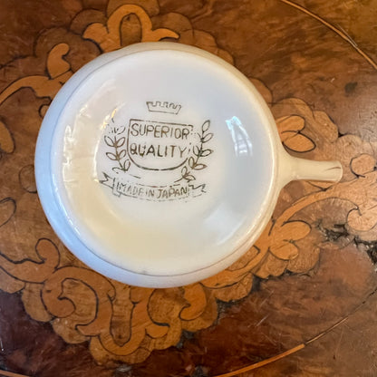 Vintage Superior Quality Floral Print Coffee Cup