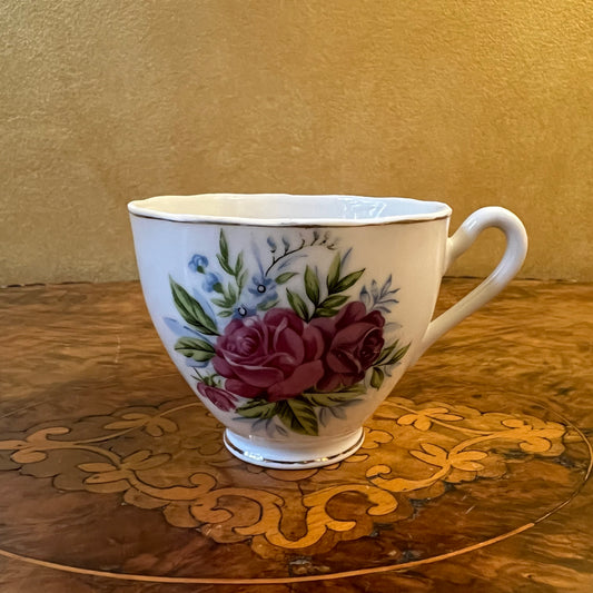 Vintage Japanese Floral Tea Cup