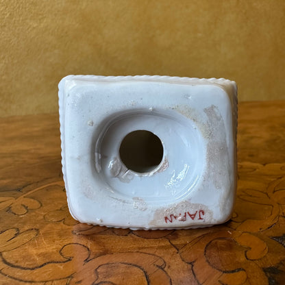 Vintage Kitschy Ceramic Sugar Texture Kitten Figurine