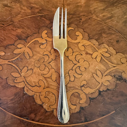 Vintage Silver Plated Dessert Forks Set Of Six