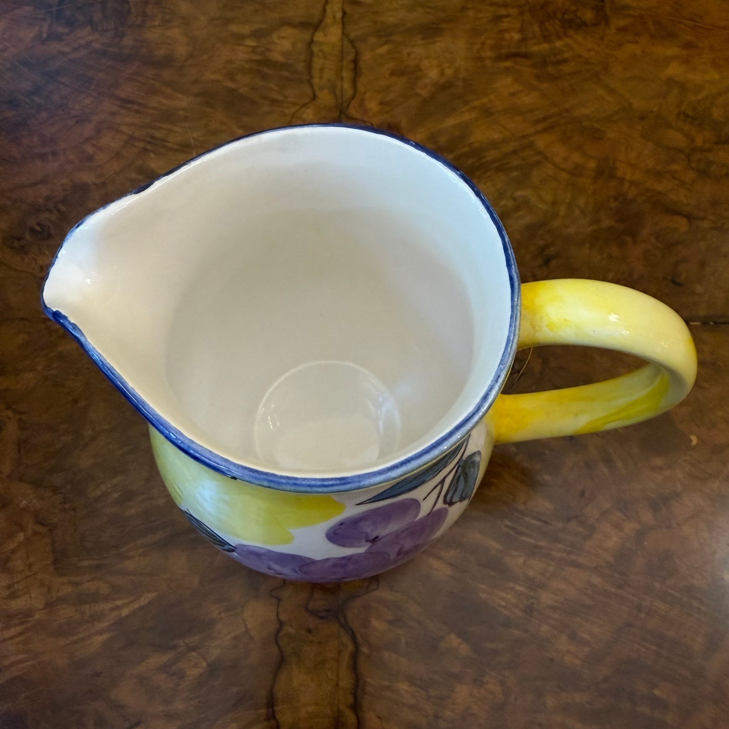 Dolce Vida Fruit Print Ceramic Jug