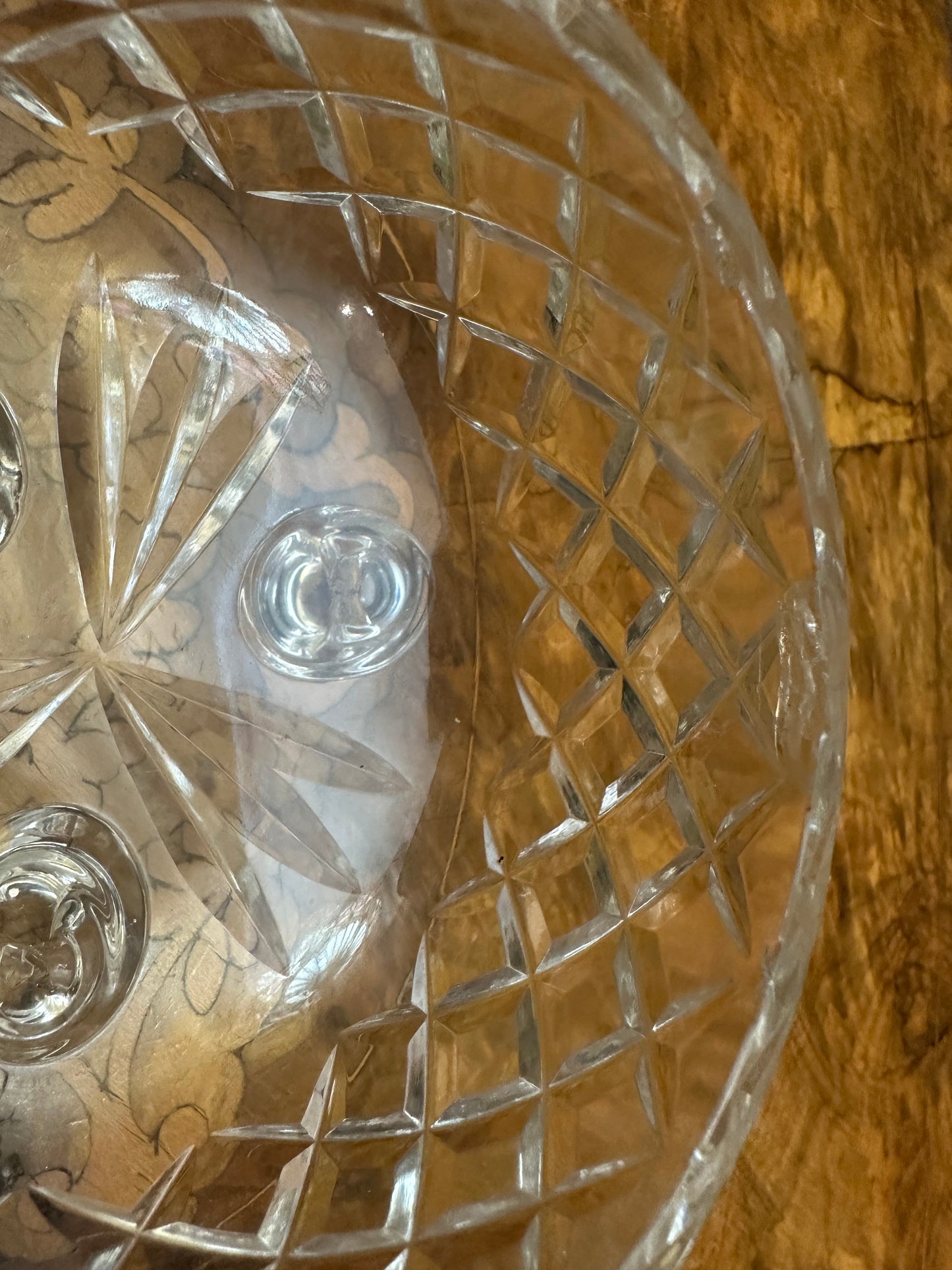 Vintage Crystal Trinket Box