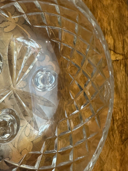 Vintage Crystal Trinket Box